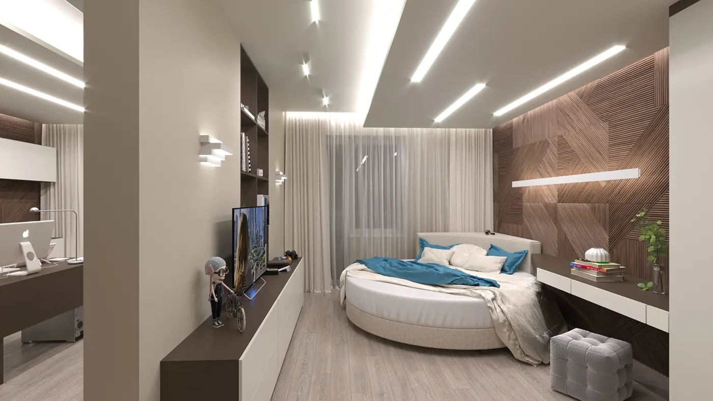 Дизайн двухуровневой квартиры в ЖК ORDYNKA