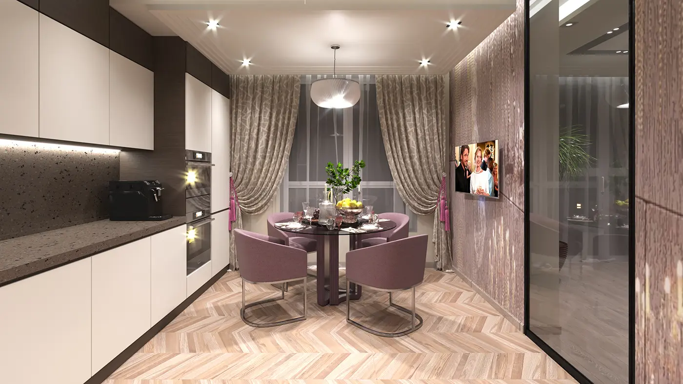 Дизайн квартиры в ЖК Новое Тушино