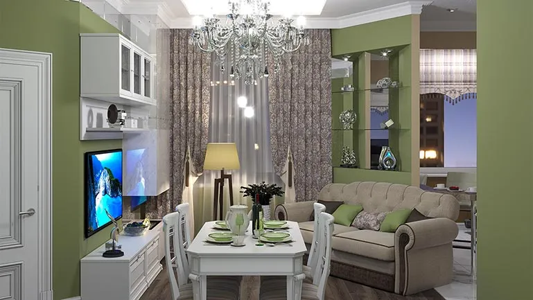 Дизайн квартиры на Ленинском проспекте