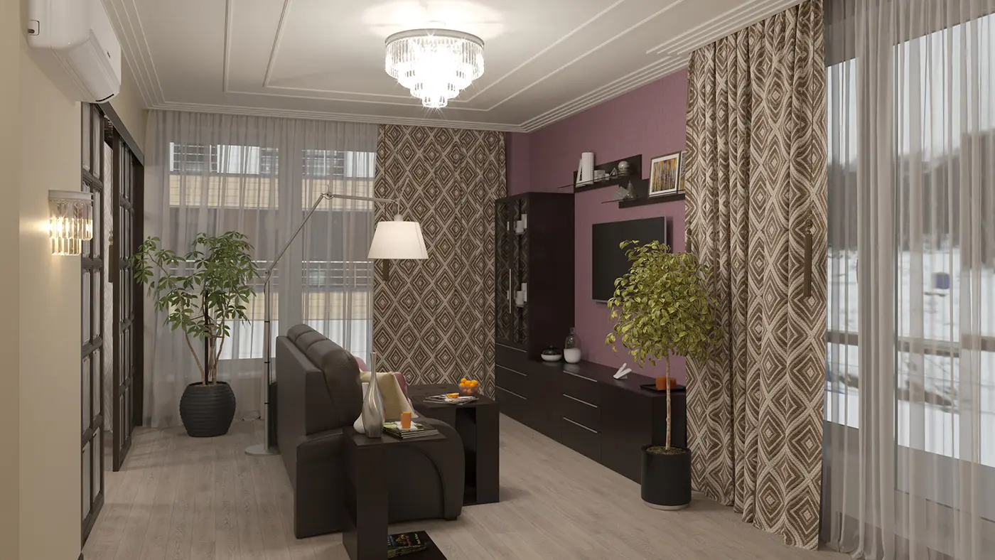 Дизайн квартиры в ЖК Загородный Квартал