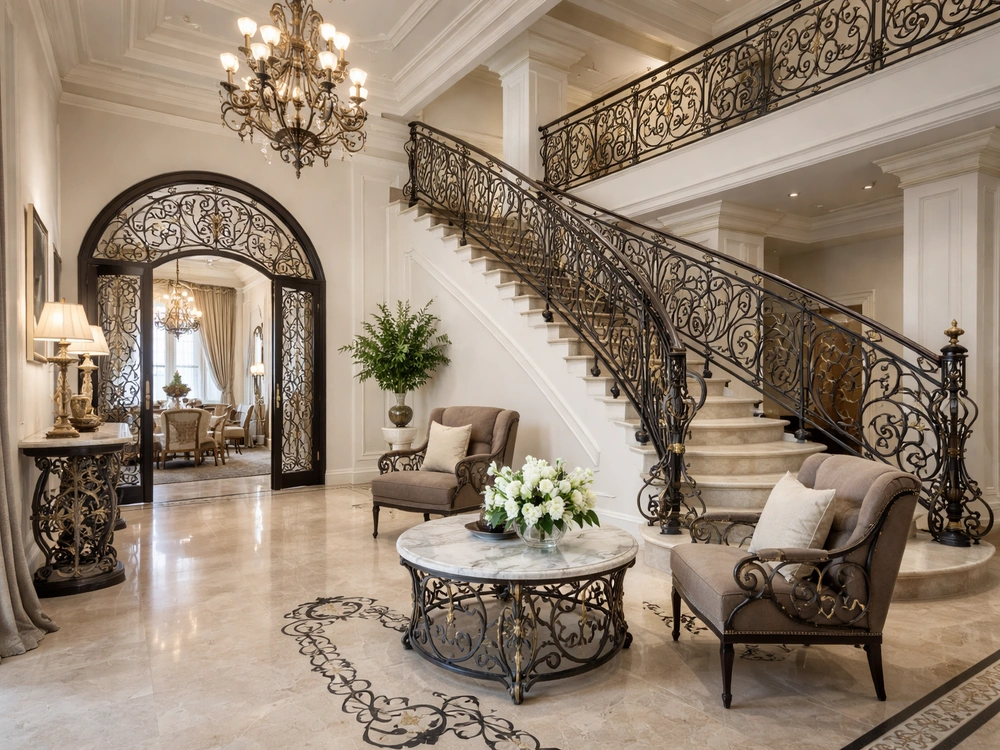 Художественная ковка в современном интерьере Художественная ковка в современном интерьере