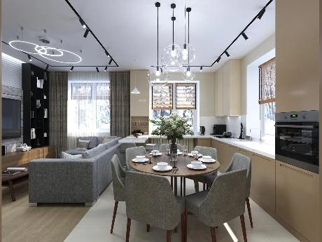 Дизайн кухни-гостиной Дизайн кухни-гостиной