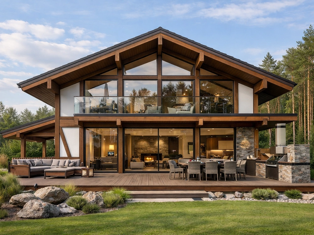 Проекты загородных домов в стиле фахверк Проекты загородных домов в стиле фахверк