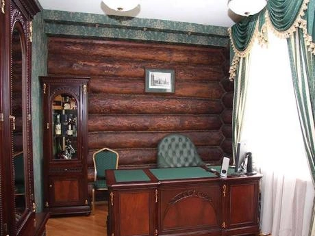 Дизайн кабинета в старых традициях