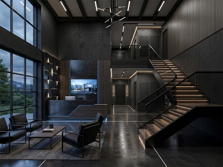 Высокотехнологичный дизайн стиля блэктек Высокотехнологичный дизайн стиля блэктек