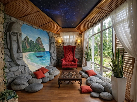 Интерьер эко комнаты