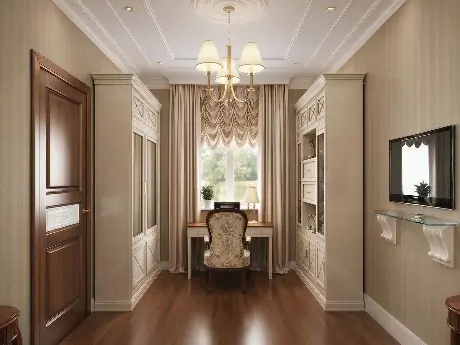 Дизайн кабинета в духе современной классики