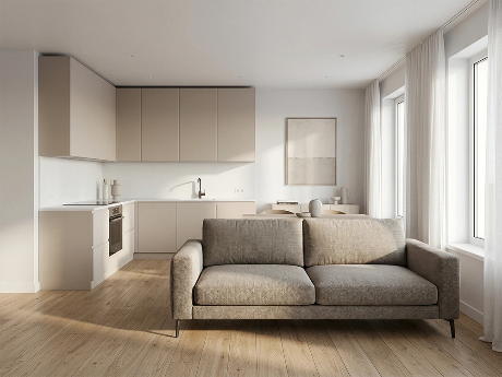 Как грамотно сочетать оттенки в кухне-гостиной?