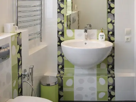 Дизайн ванной комнаты для молодой семьи