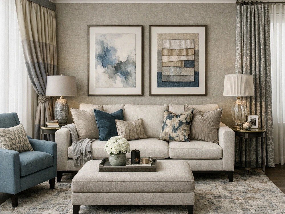 Текстильное оформление в дизайне интерьера Текстильное оформление в дизайне интерьера