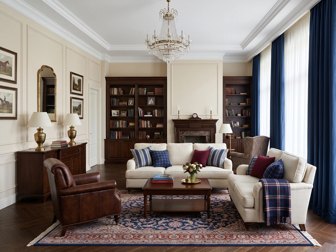 Американская классика Ralph Lauren в интерьере