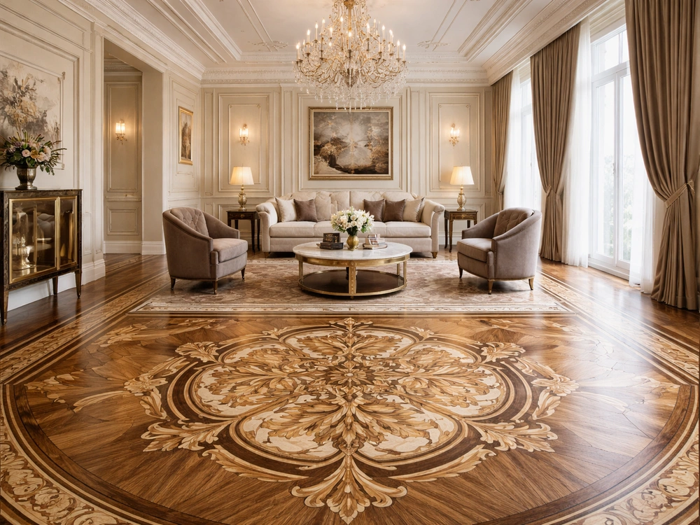 Художественный паркет в интерьере Художественный паркет в интерьере