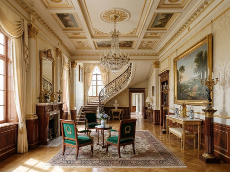 Величественный дизайн интерьера: стиль ампир Величественный дизайн интерьера: стиль ампир