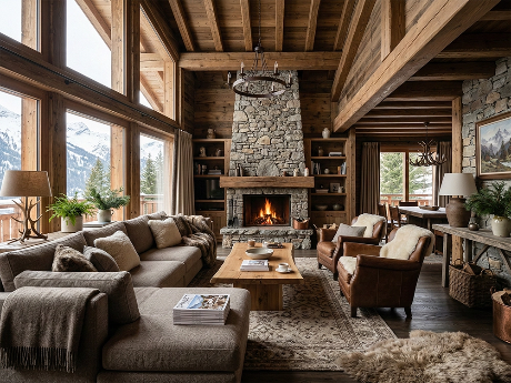 Современный дизайн загородного дома в стиле шале Современный дизайн загородного дома в стиле шале