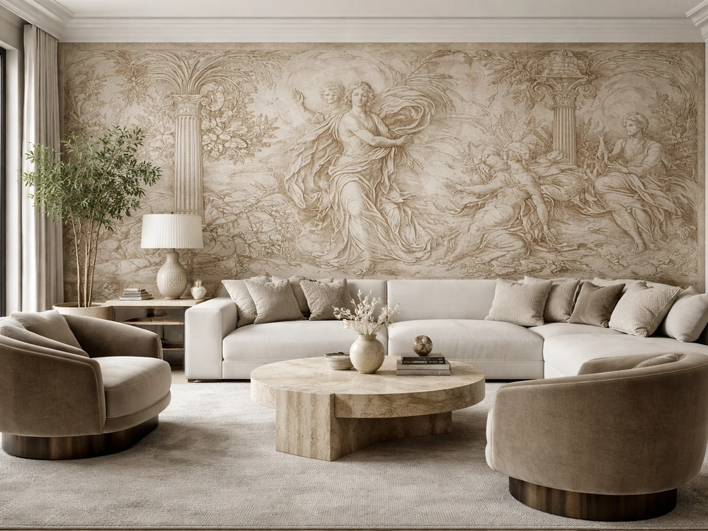 Техника сграффито: рельефная магия стен Техника сграффито: рельефная магия стен