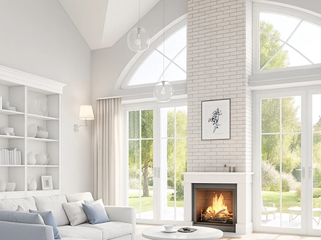 Шкаф в гостиной со вторым светом