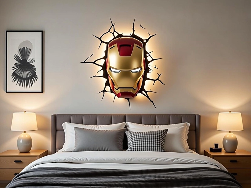 Дизайнерская люстра как арт-объект в интерьере современной детской комнаты для ребенка