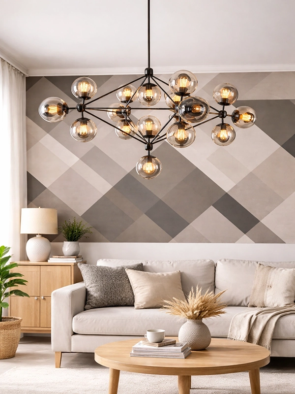 Интерьер кухни с деревянным полом и обеденной группой