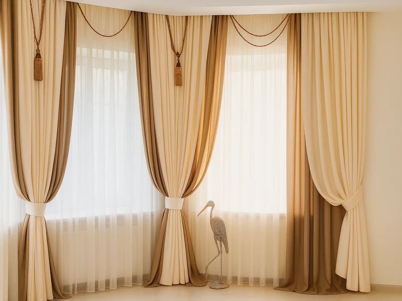 Сочетание текстиля на окнах и осветительного прибора для создания гармоничного дизайна комнаты