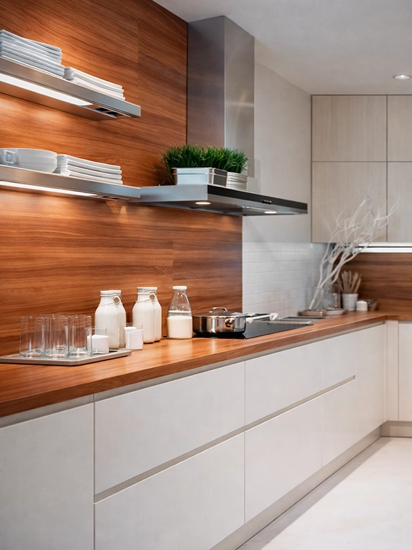 Коричневые портьеры с декоративными кистями на окне