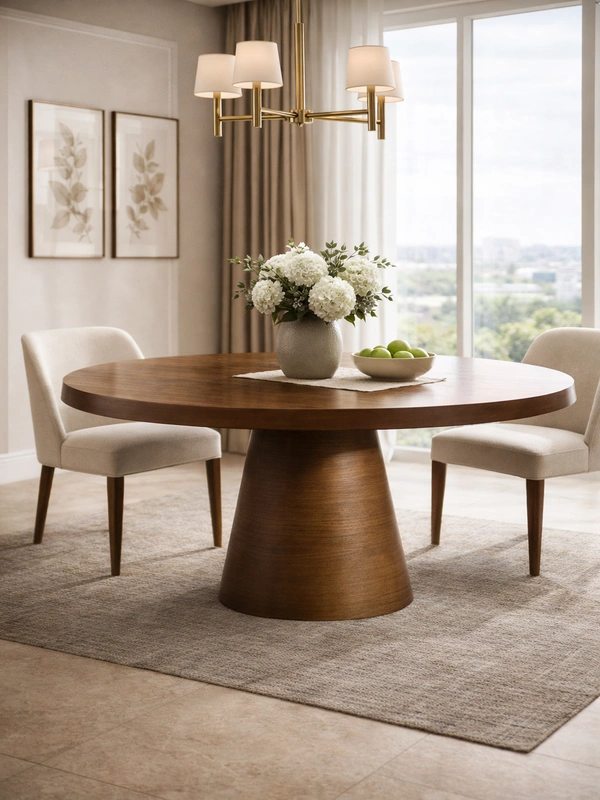 Угловая столешница светлого цвета крупным планом