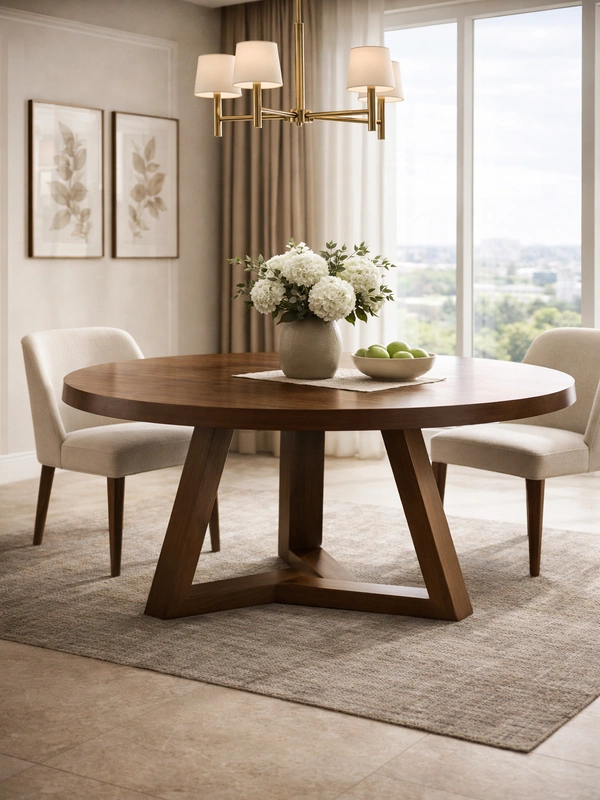 Светлый письменный стол в интерьере комнаты