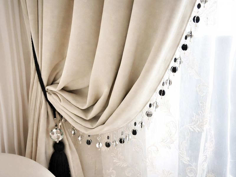 Декоративная подушка из рогожки