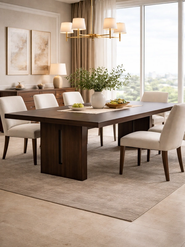 Компьютерный стол темного цвета венге