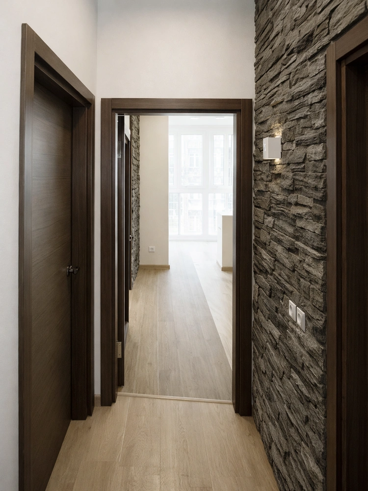 Напольная плитка в цвете паркета