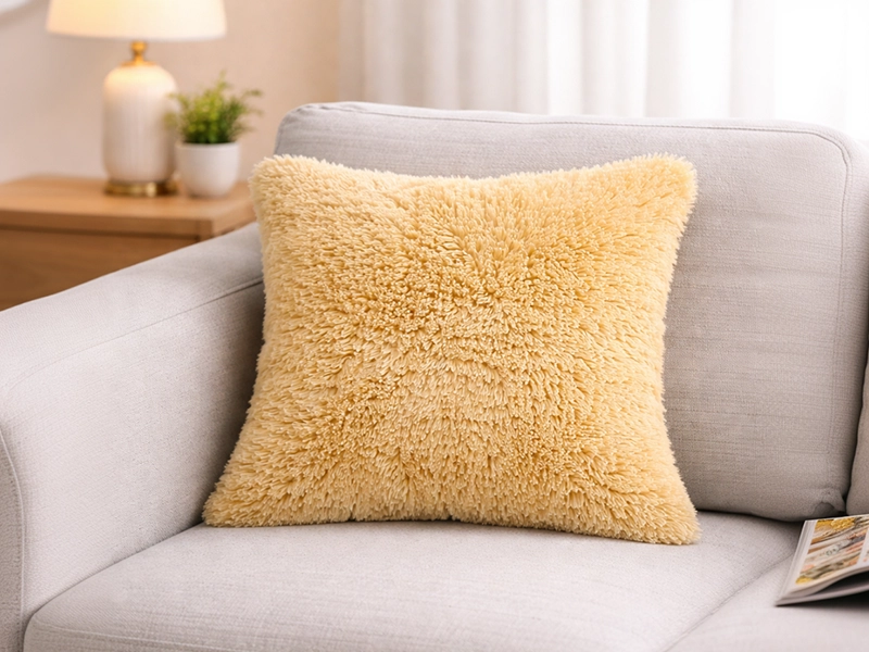 Светло-бежевые однотонные обои с вертикальной текстурой для визуального расширения пространства помещения