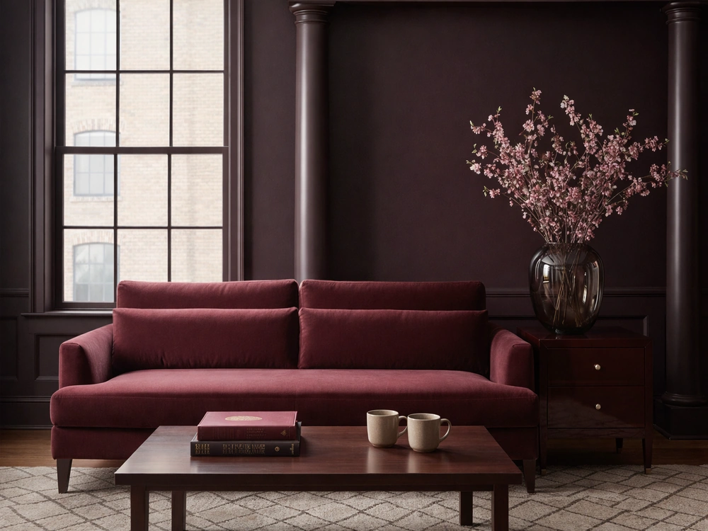 Модный интерьер: оттенки Cherry Coded