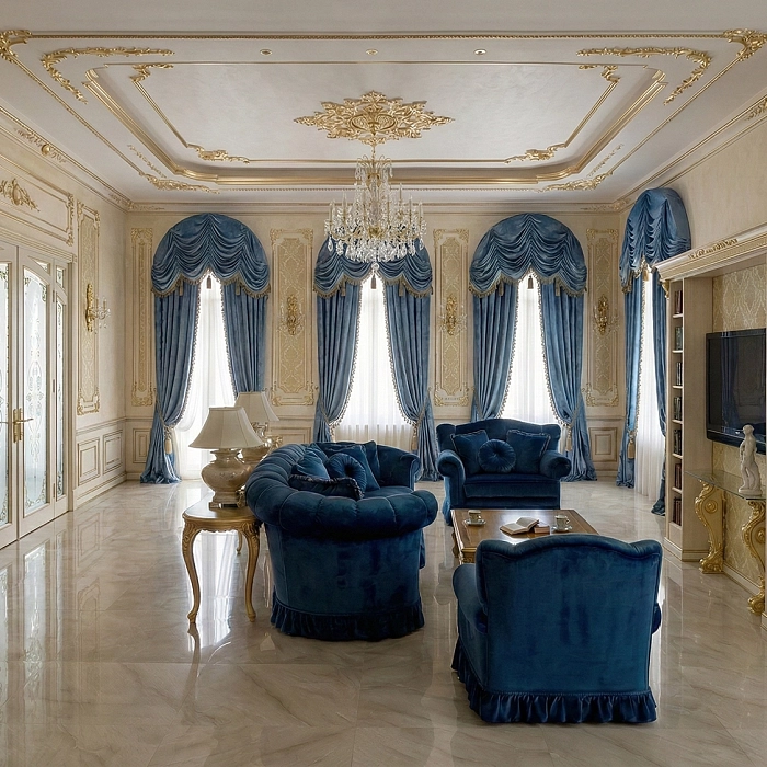 Гостиная 1 этаж