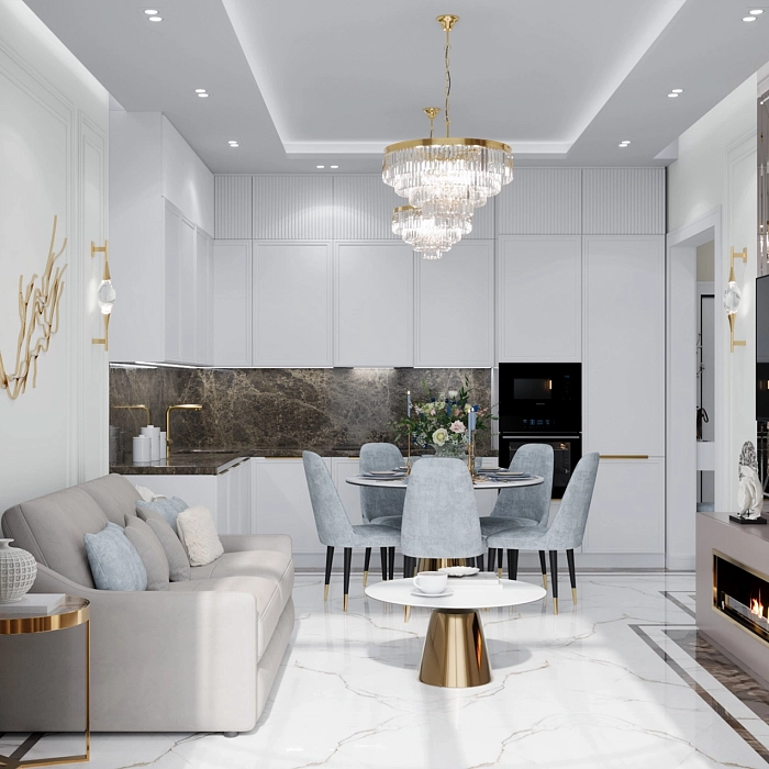 Гостиная-Кухня