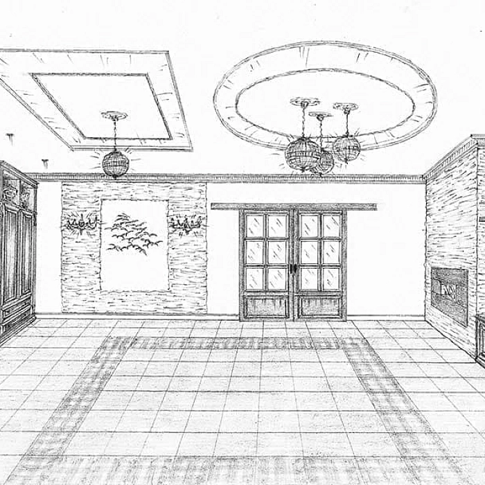 Интерьер гостиной