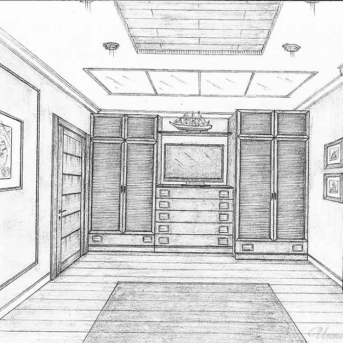 Интерьер гостевой спальни