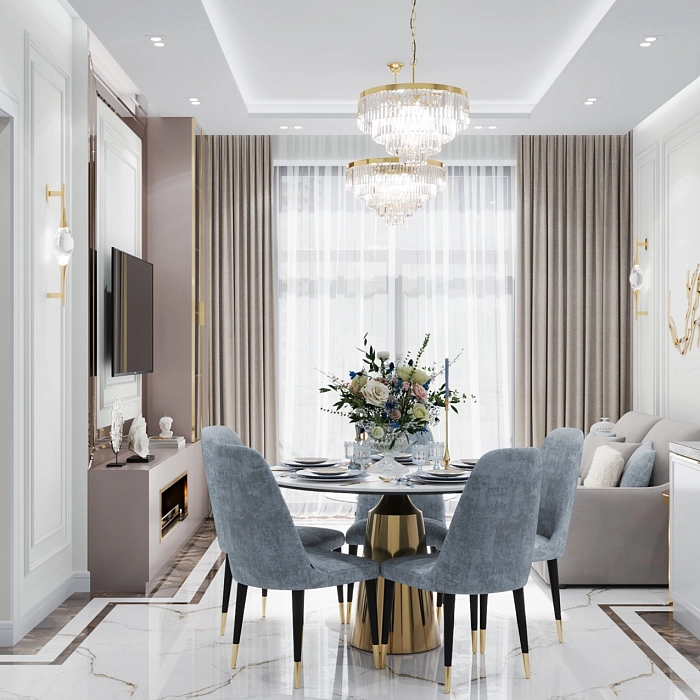 Гостиная-Кухня